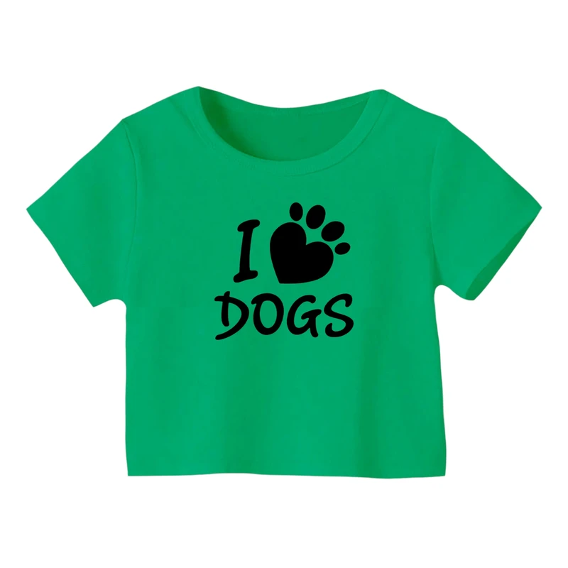 کراپ‌ تی‌شرت آستین کوتاه زنانه مدل رد پا کد ۱