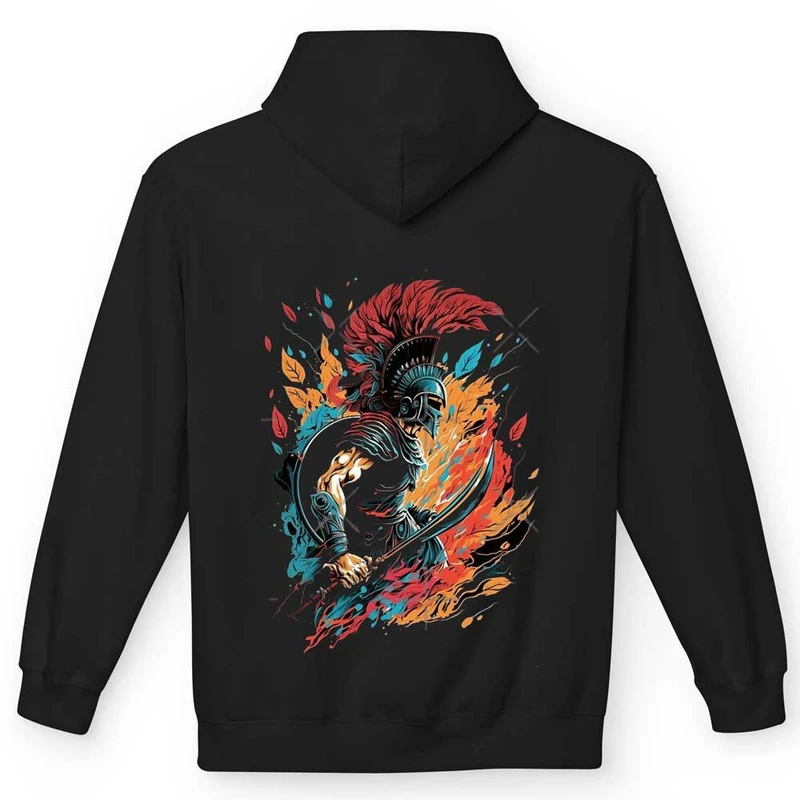 هودی مردانه پاد آفرین مدل گلادیاتور کد 1088