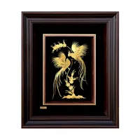  تابلو طلا کوب مارک گلد  طرح مرغ عشق کد TF03