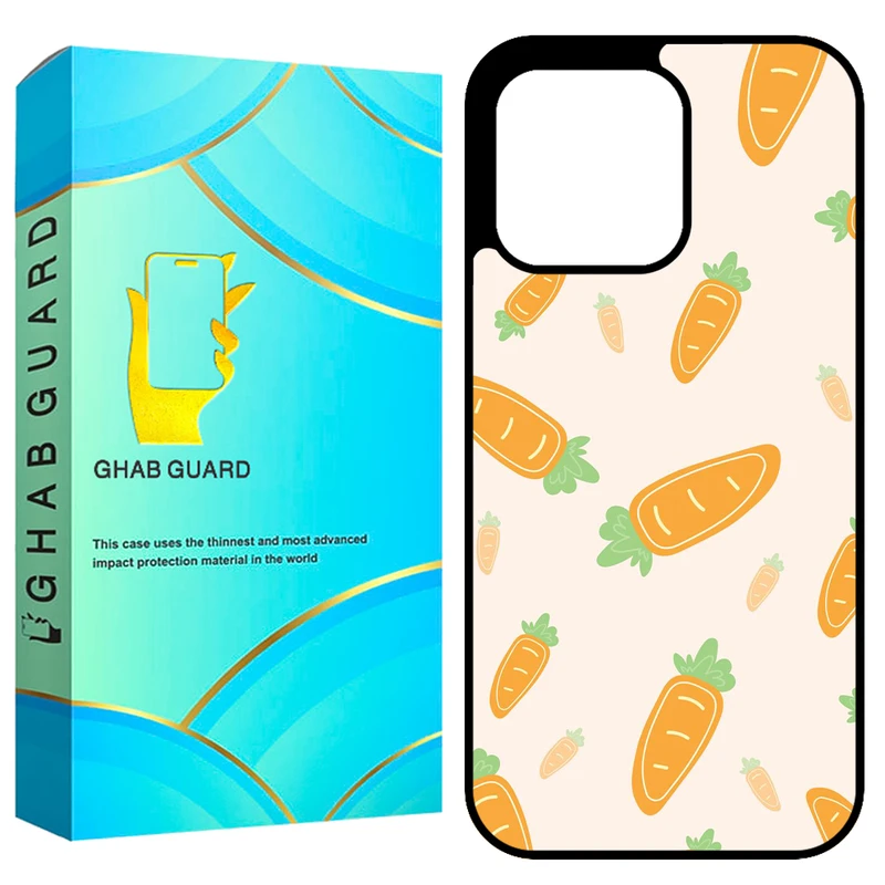  کاور قاب گارد طرح هویج مدل GCHP13P مناسب برای گوشی موبایل اپل iPhone 13 Pro