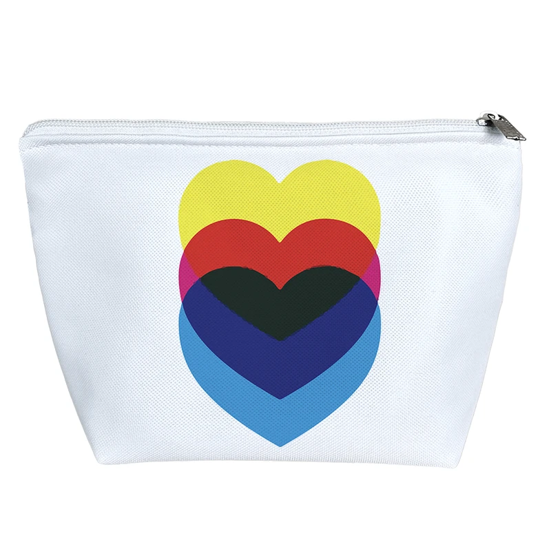 کیف لوازم آرایش دخترانه خندالو مدل قلب کد 7259