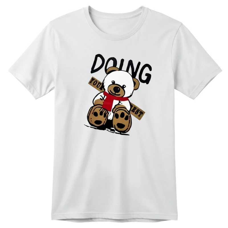 تی‌شرت آستین کوتاه بچگانه مدل خرسی کد v40 