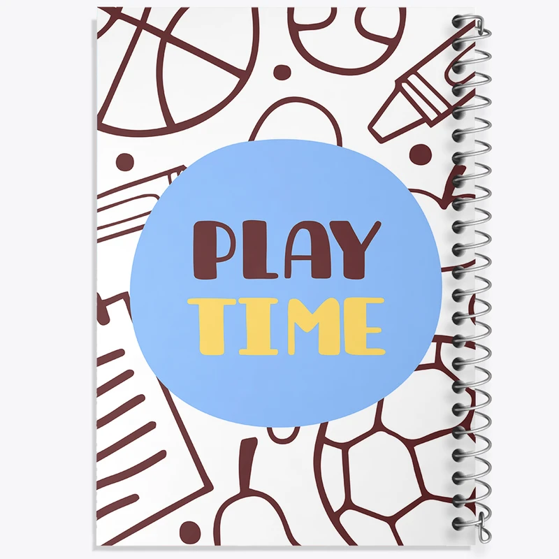 دفتر شطرنجی 50 برگ خندالو مدل Play Time کد N278