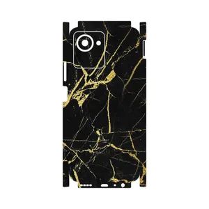 MAHOOT Graphite_Gold_Marble-FullSkin Cover Sticker for Realme C30s