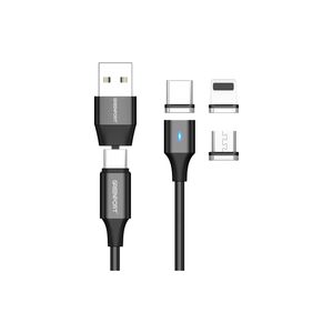 نقد و بررسی کابل تبدیل USB/USB-C به لایتنینگ/USB-C/microUSB گرین پورت مدل G15 طول 1متر توسط خریداران