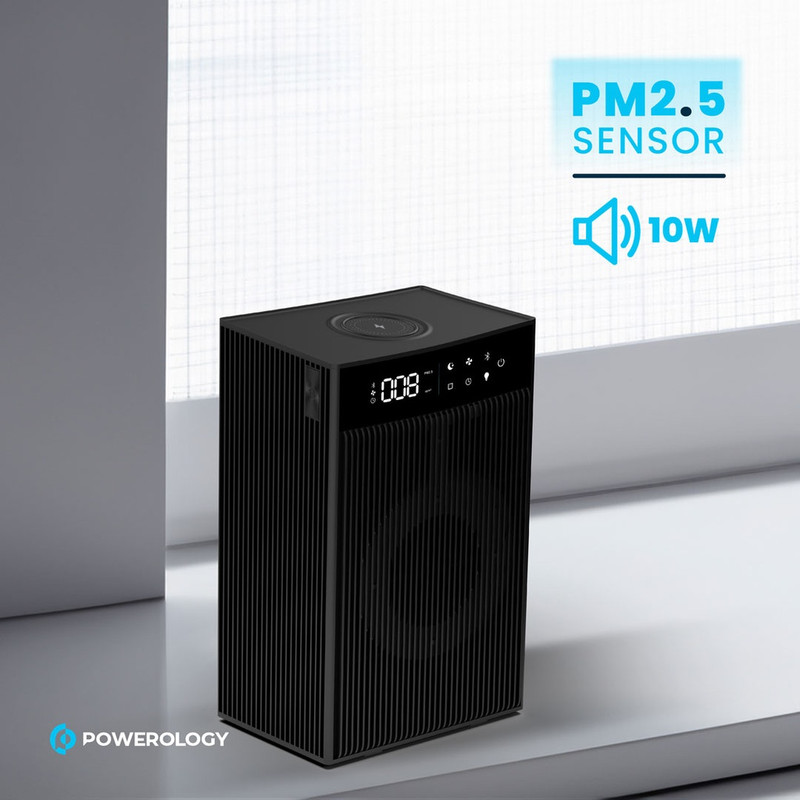 دستگاه تصفیه کننده هوای خانگی سه مرحله ای پاورولوژی مدل smart air purifier
