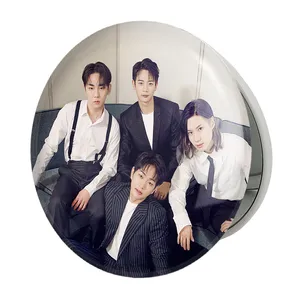 آینه جیبی خندالو طرح گروه شاینی Shinee مدل تاشو کد 12355 