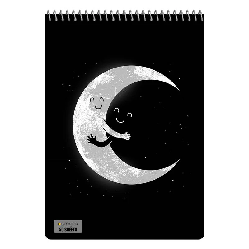 دفتر نقاشی 50 برگ سیمی کارنیکا طرح فضا Space کد 16672