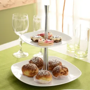 ظرف شیرینی خوری چینی زرین ایران مدل کواترو 226 درجه عالی