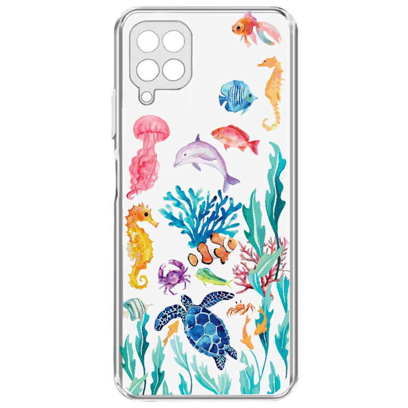 کاور گوشی طرح Ocean Eleman مناسب برای گوشی موبایل سامسونگ Galaxy A22 4G  