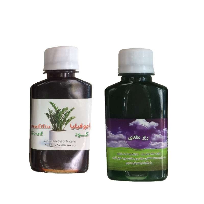 کود مایع زاموفیلیا و ریز مغذی کد 1001 حجم 120 میلی لیتر بسته 2 عددی کود مایع زاموفیلیا و ریز مغذی کد 1001 حجم 120 میلی لیتر بسته 2 عددی