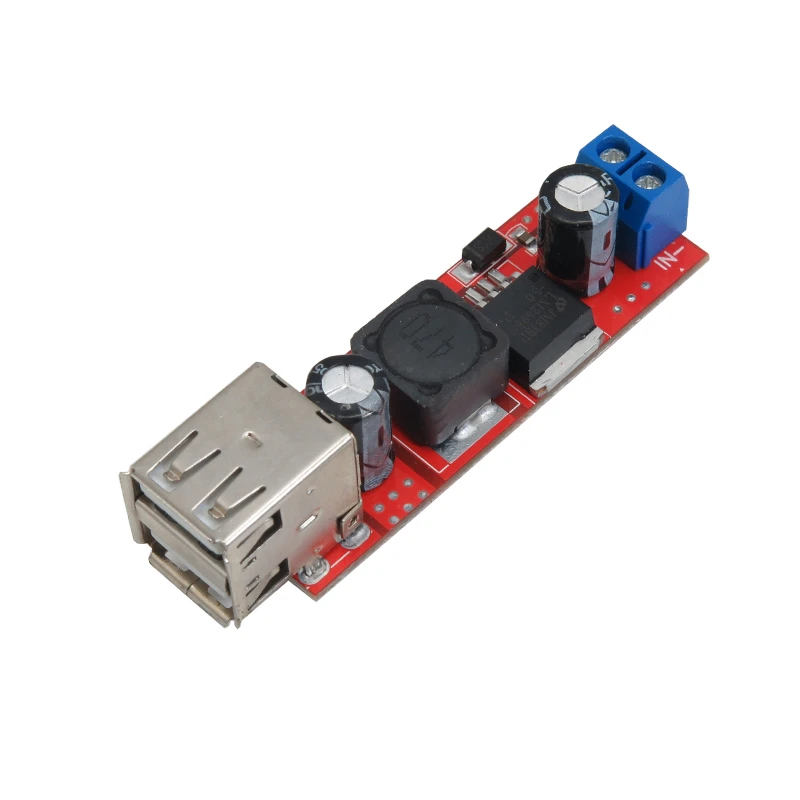ماژول رگولاتور کاهنده ولتاژ مدل dualSB کد 5V_3A_rd