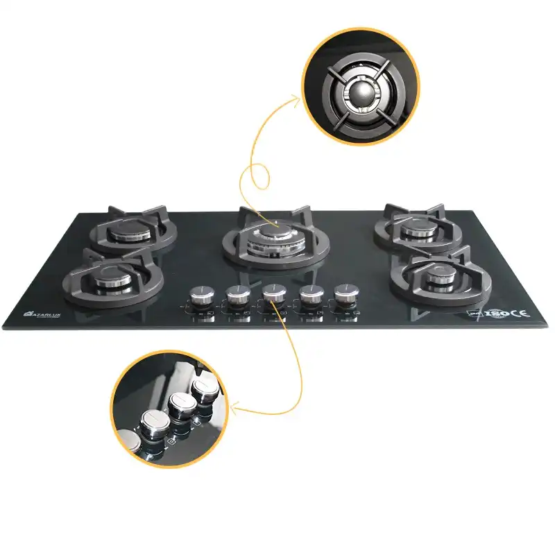 اجاق گاز صفحه ای آذرلوکس مدل G05NL-C17B