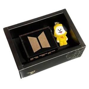 جعبه موزیکال اینو دلا ویتا مدل MAGIC SHOP BT21 طرح بی تی اس کد chimmy1