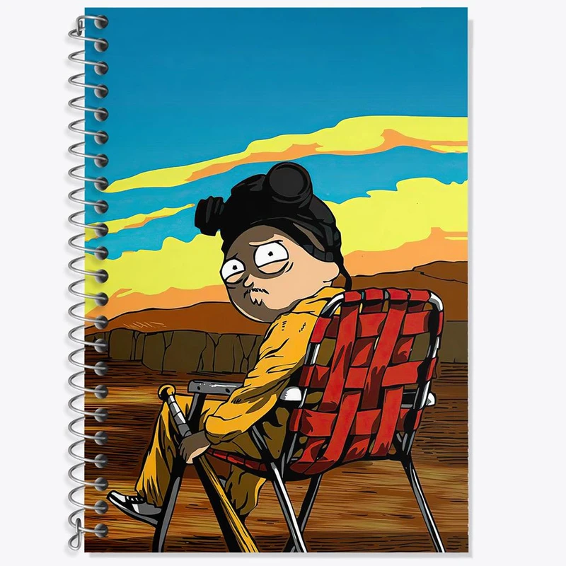 دفتر لغت 50 برگ خندالو مدل انیمیشن ریک و مورتی Rick and Mort کد 26382