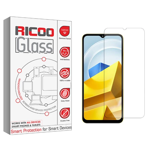محافظ صفحه نمایش ریکو مدل RC مناسب برای گوشی موبایل شیائومی Poco M5