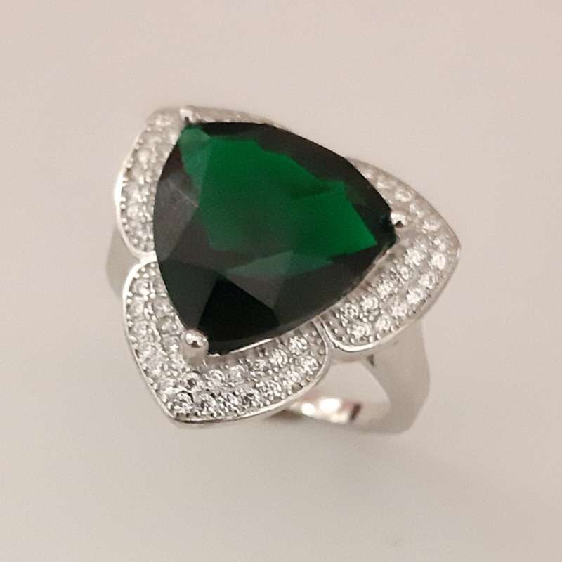 انگشتر نقره زنانه کد shik01