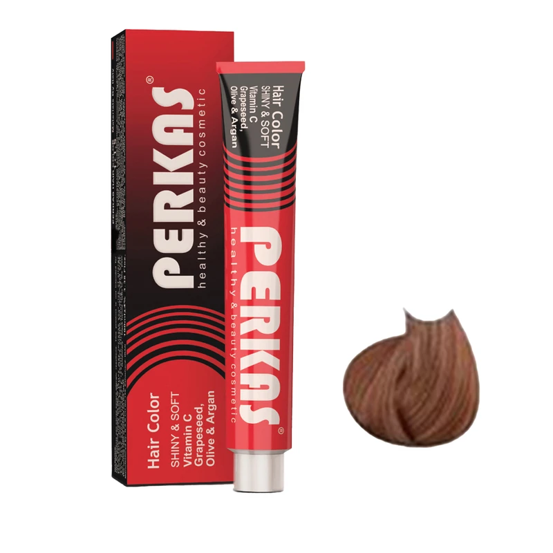 رنگ مو پرکاس شماره 8.37 حجم 100 میلی‌لیتر رنگ بلوند عسلی روشن