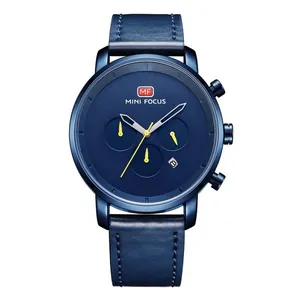 ساعت مچی عقربه‌ای مردانه مینی فوکوس مدل 0102BLU