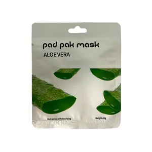 ماسک صورت ورقه ای پد پاک مدل آلوئه ورا مناسب برای انواع پوست بسته 5 عددی