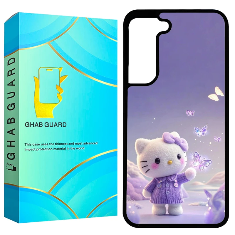 کاور قاب گارد طرح کیتی مدل GCHPA21F مناسب برای گوشی موبایل سامسونگ Galaxy S21 FE 5G