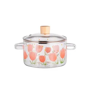 قابلمه مدل گل لاله سایز 16