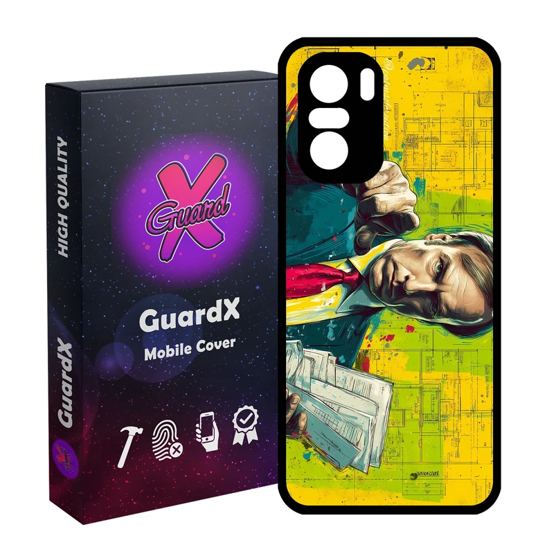 کاور گارد ایکس طرح Saul Goodman مدل 11074 مناسب برای گوشی موبایل شیائومی Poco F3/MI 11X/MI 11X Pro/Redmi K40/K40 Pro