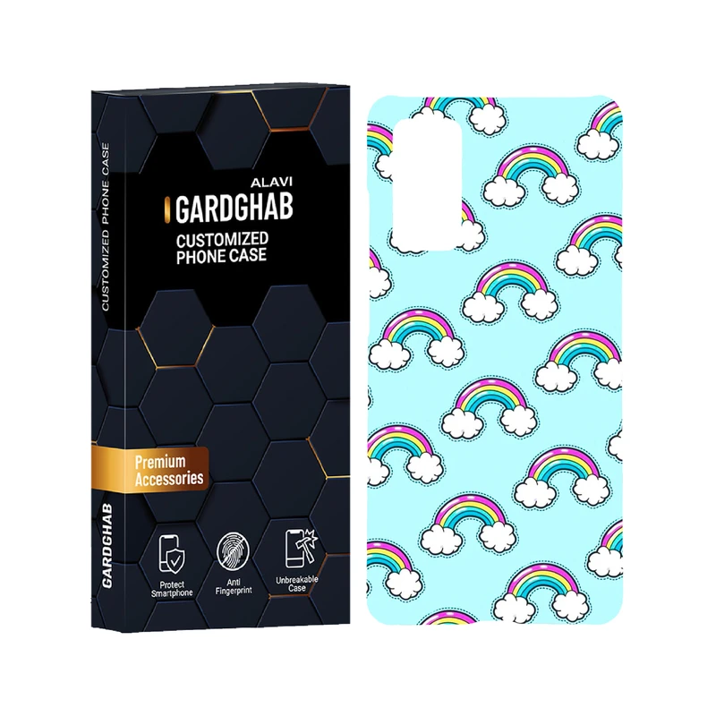 کاور گارد قاب علوی مدل پترن فانتزی مناسب برای گوشی موبایل سامسونگ Galaxy S20 FE