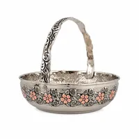 شکلات خوری قلمزنی مسی مدل الماس تراش کد 1881