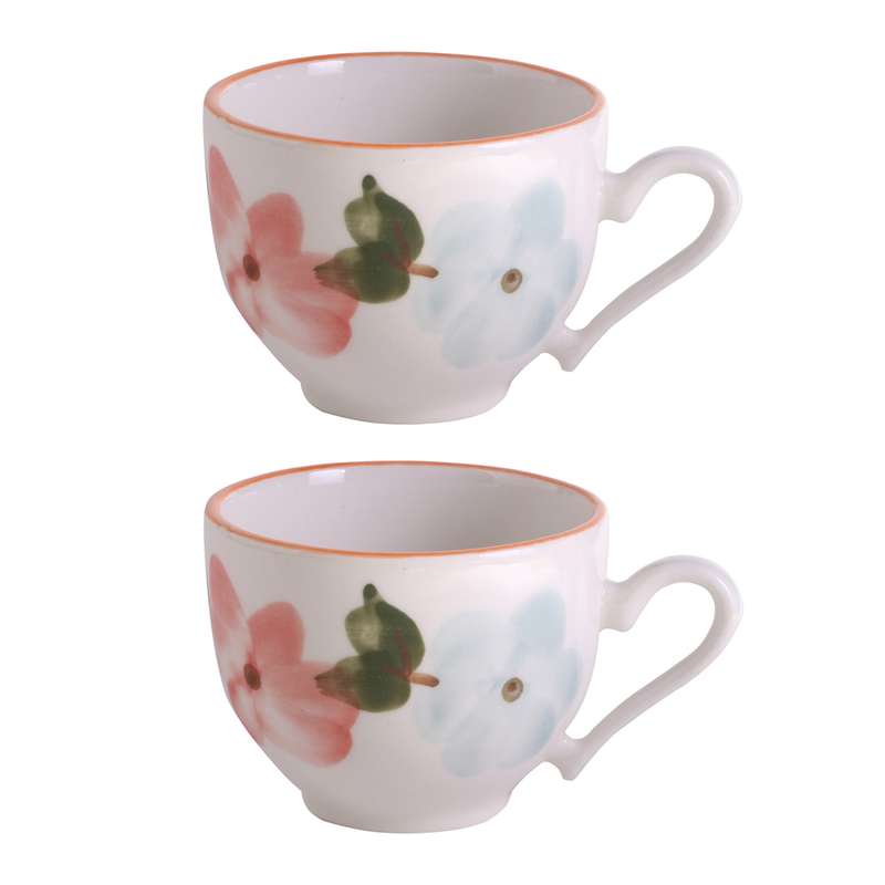 فنجان طرح بهار گل ها بسته 2 عددی فنجان طرح بهار گل ها بسته 2 عددی
