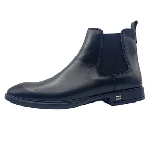 نیم بوت مردانه مدل چلسی چرم
