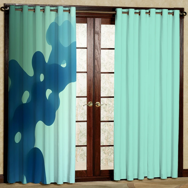 پرده مدل مخمل پانچی کد 4548T2 سایز 200x140 سانتی متر