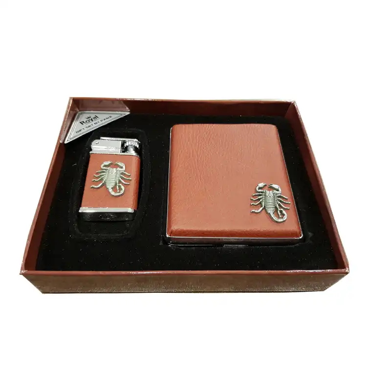 ست هدیه فندک و زیر سیگاری رویال مدل sn - 150