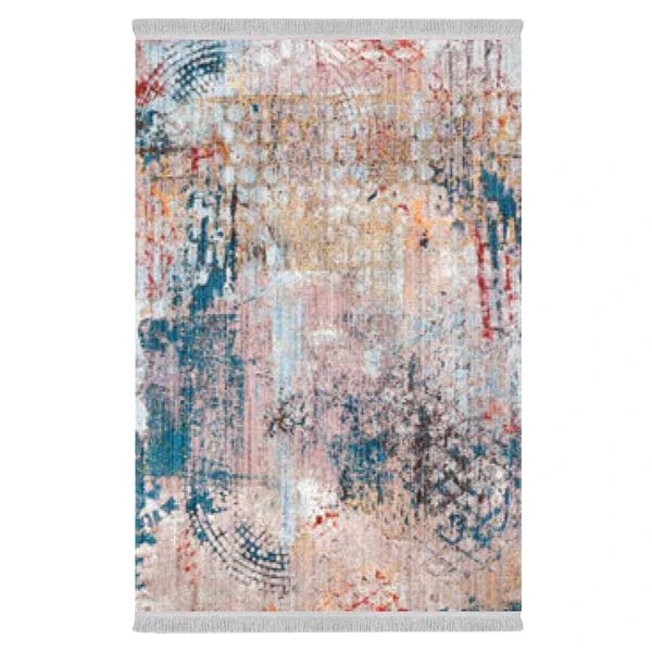 فرش پارچه‌ای دفه مدل فرشینه طرح مدرن  کد 8200