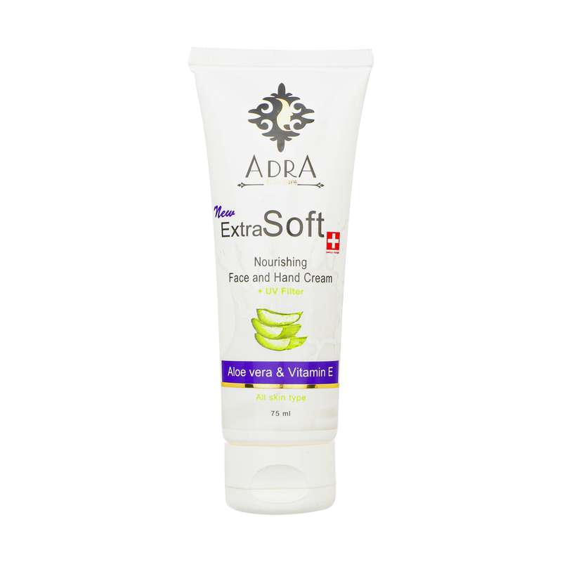 کرم مرطوب کننده آدرا مدل aloe vera  & vitaminE حجم 75 میلی لیتر
