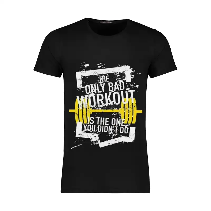 تی شرت ورزشی مردانه مدل انگیزشی چاپ 5