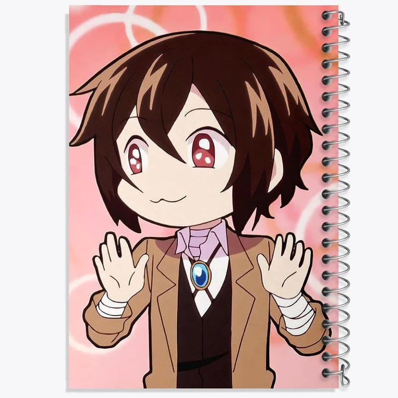 دفتر نقاشی 50 برگ خندالو مدل دازای انیمه سگ های ولگرد بانگو کد 15631