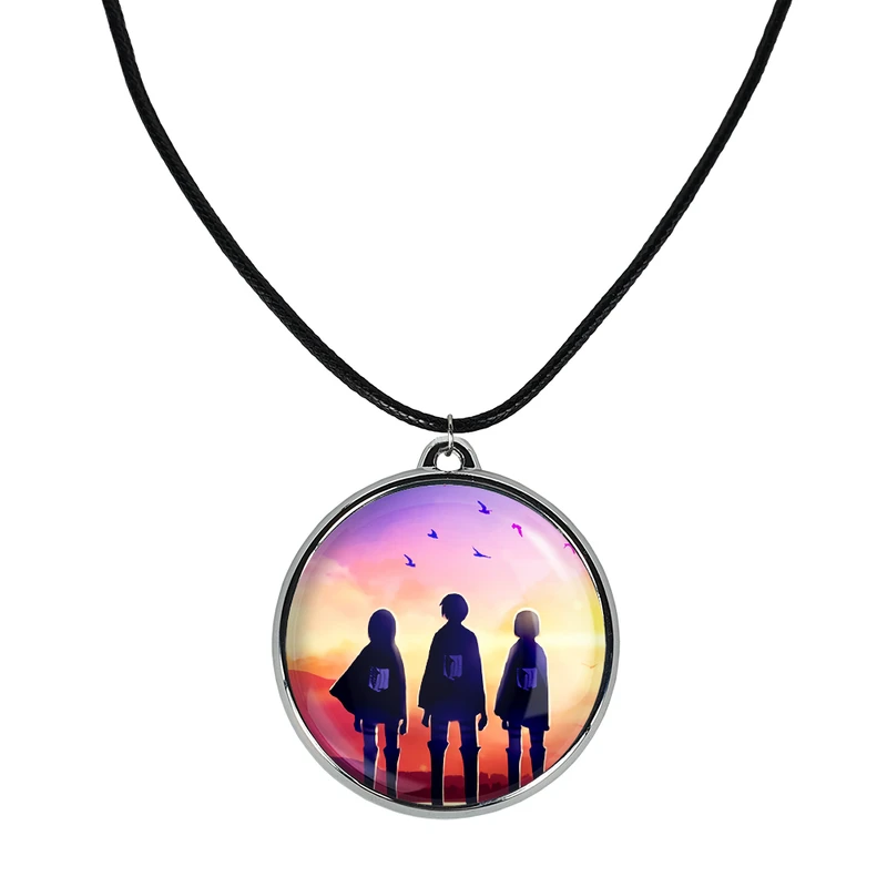 گردنبند خندالو مدل میکاسا و ارن و آرمین انیمه اتک آن تایتان کد 1105311045