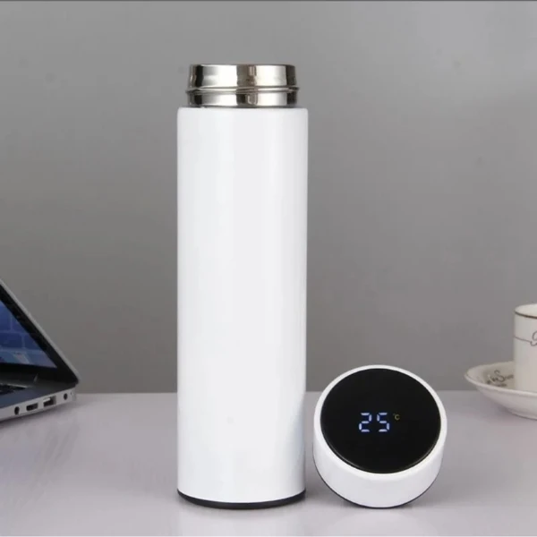 عکس شماره 5 : فلاسک مدل هوشمند درجه دار کد fm2 گنجایش 0.5 لیتر بسته 2 عددی