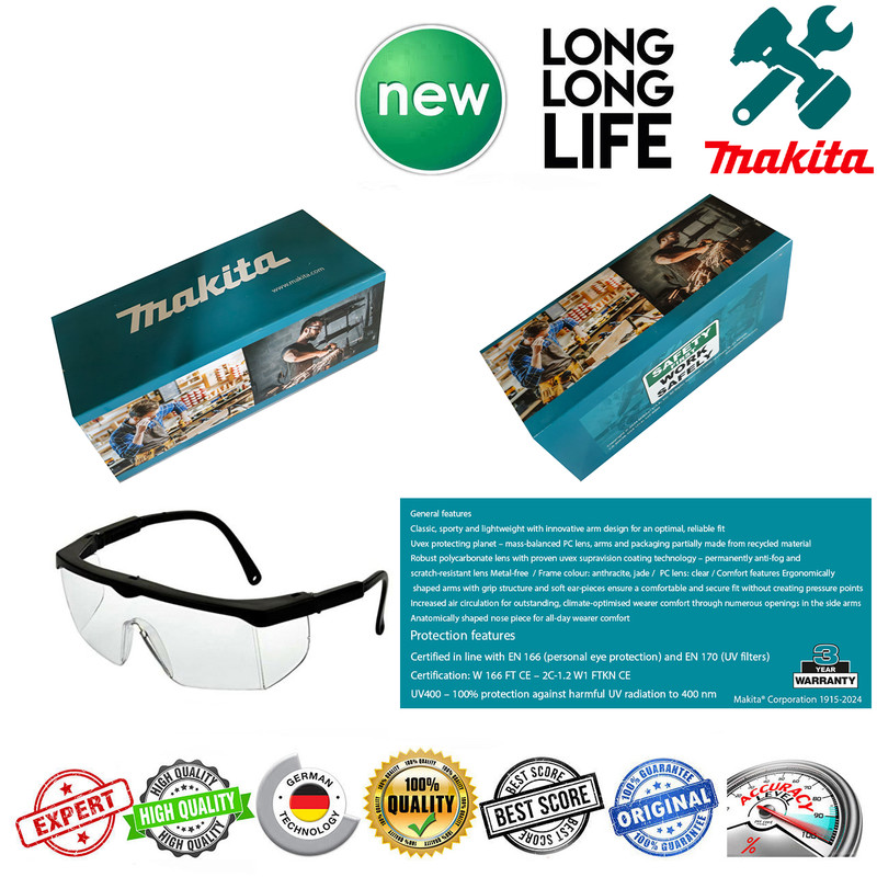 عینک ایمنی مدل کلاسیک Anti-fog EN207 شفاف