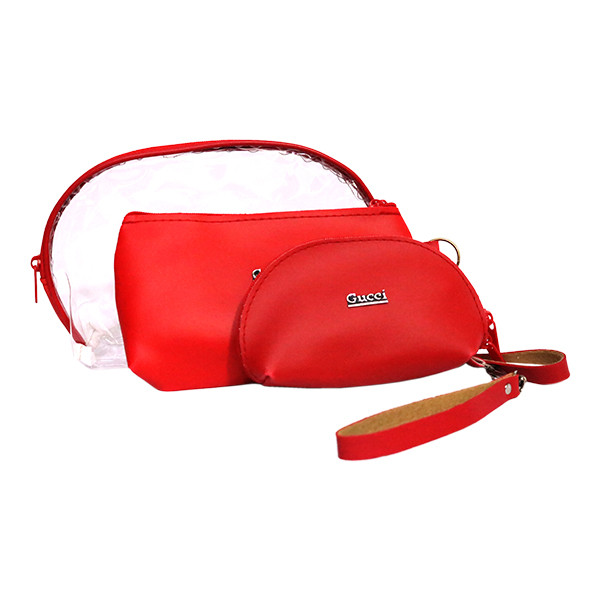 کیف لوازم آرایشی زنامه مدل روژیا مجموعه 3عددی