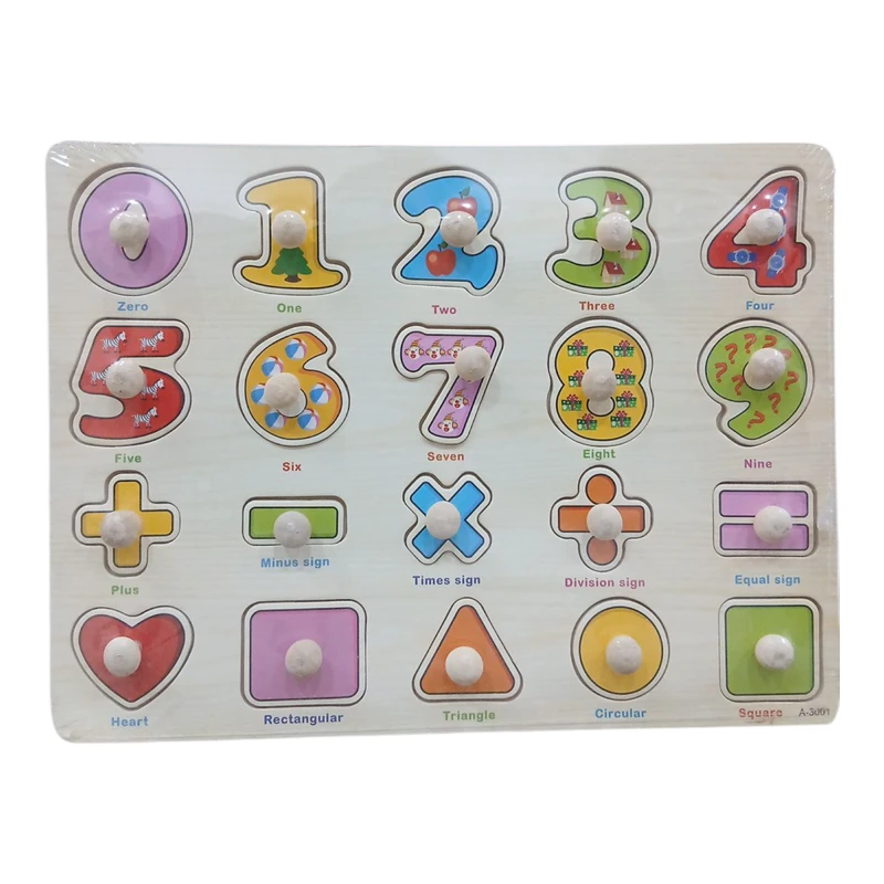 پازل آموزشی مدل جورچین برشی طرح اشکال کد 3001