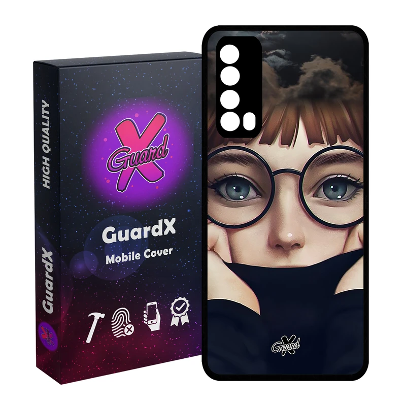 کاور گارد ایکس طرح Girl مدل Glass10040 مناسب برای گوشی موبایل هوآوی Y7A / P Smart 2021