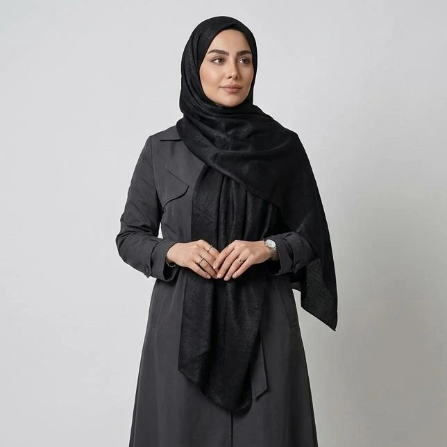 روسری زنانه مدل کوپرا ساتن مزونی کد 0054