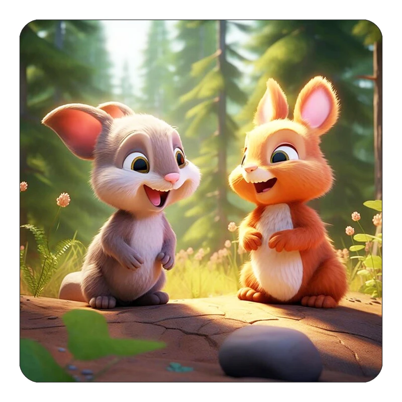 مگنت کاکتی طرح حیوانات کارتونی مدل mp28713