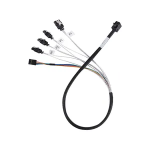 کابل تبدیل Mini-SAS به SATA سیلوراستون مدل CPS05 طول 0.5 متر