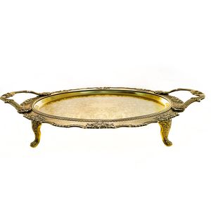 سینی مدل بیضی پایه دار