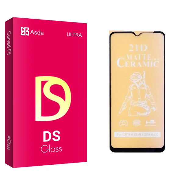 محافظ صفحه نمایش سرامیکی آسدا مدل DS glass مناسب برای گوشی موبایل سامسونگ Galaxy A12