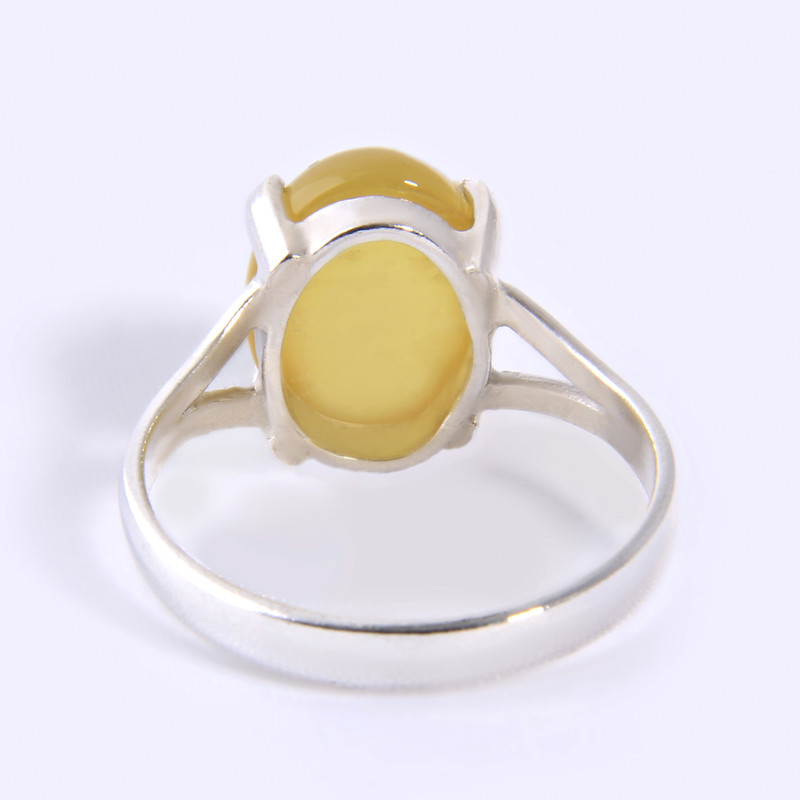 انگشتر نقره زنانه بازرگانی میلادی مدل سنگ عقیق شرف الشمس رکاب سیلندری کد AW_074