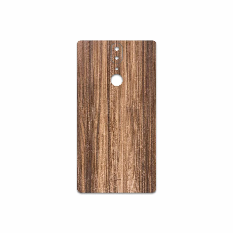 برچسب پوششی ماهوت مدل Light Walnut Wood مناسب برای گوشی موبایل یومی Crystal